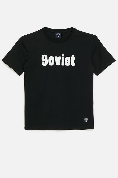 Boys fashion t-shirt box fit - black