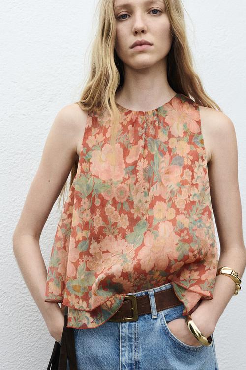 Blusa celia - dark red