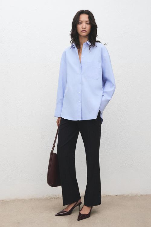 Camisa juany - mid-blue