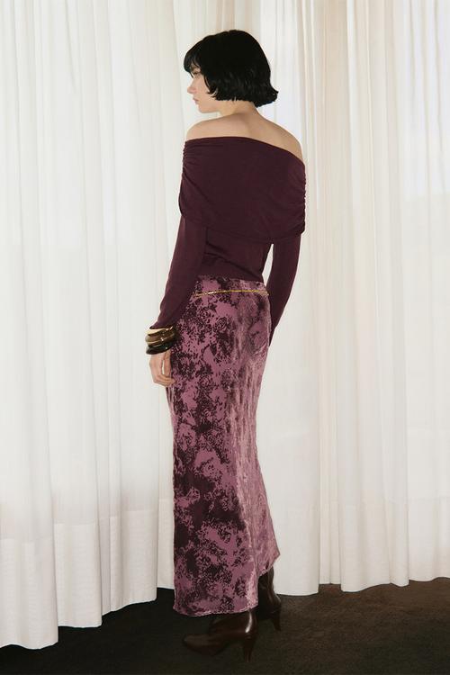 Skirt rocio -  dark red
