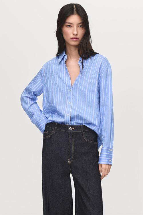 Camisa zaha - medium blue
