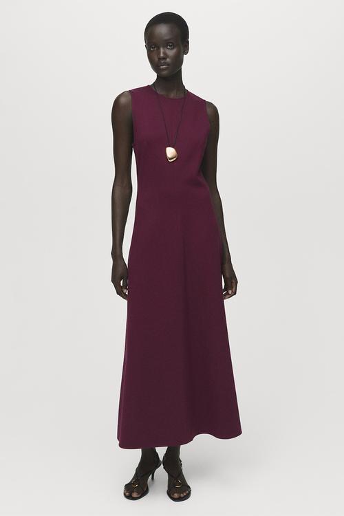 Dress letizia -  dark red