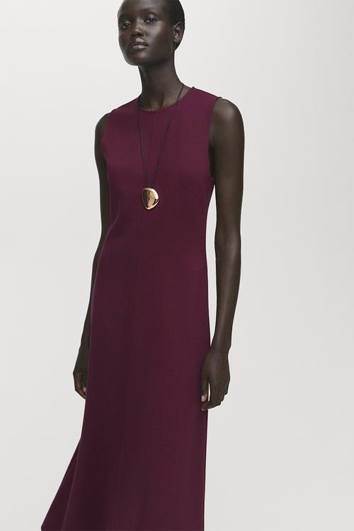 Dress letizia -  dark red