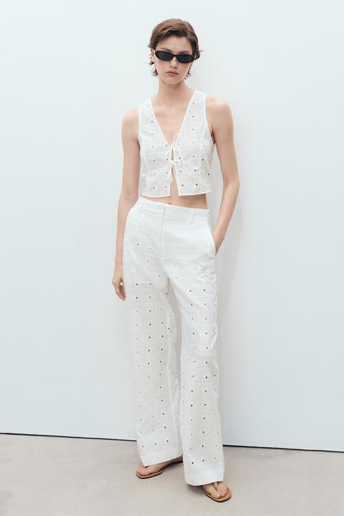 Trouser fado - white