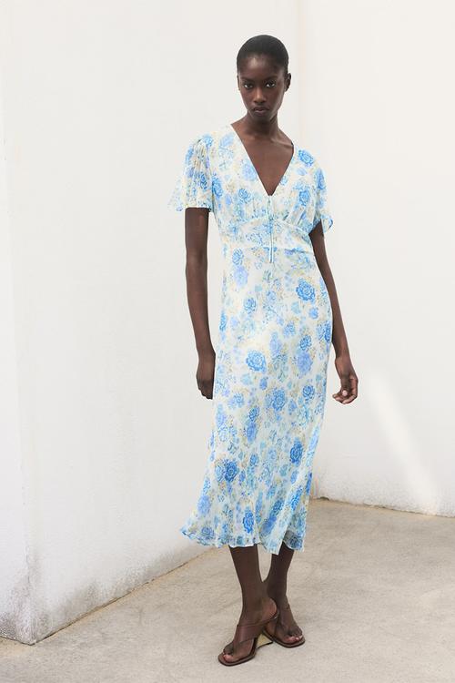 Vestido ronaldi - medium blue