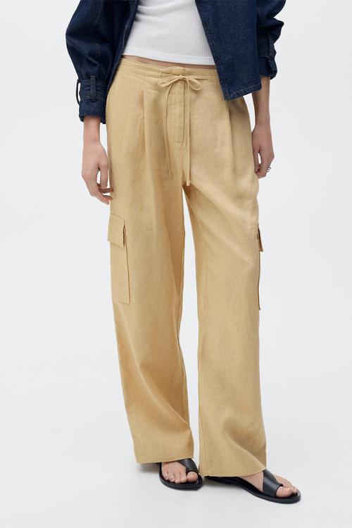 Pantalon olive - medium yellow