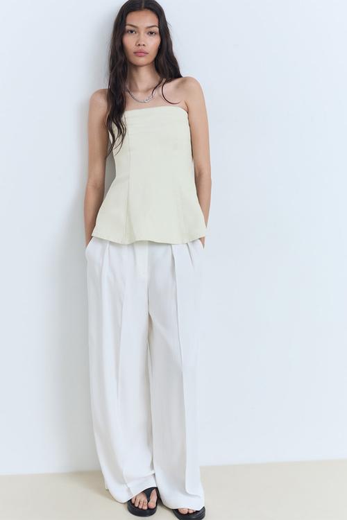 Top mila - light/ pastel green