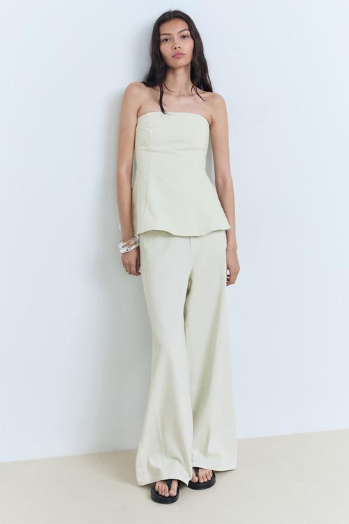 Top mila - light/ pastel green