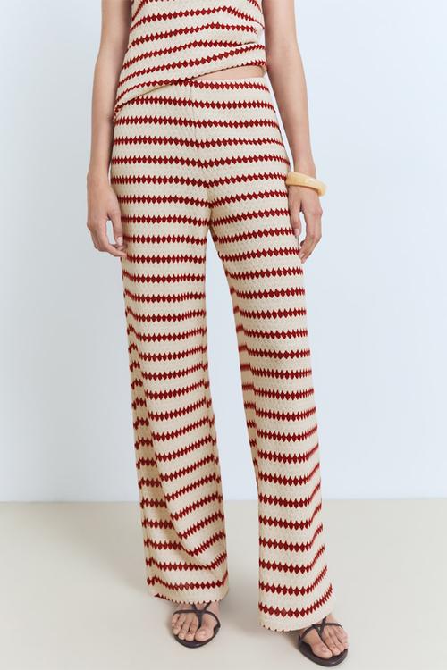 Trousers nati  -  red
