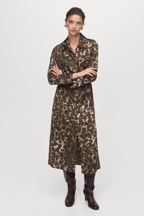 Dress camila - beige/ khaki