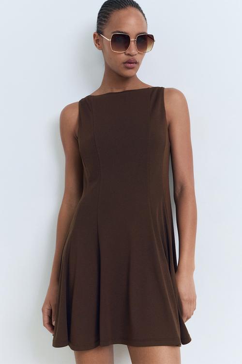 Dress sicily -  dark brown