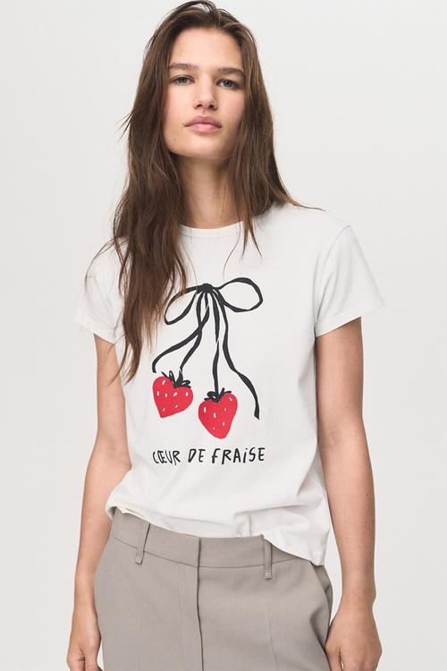T-shirt ilustra  -  white