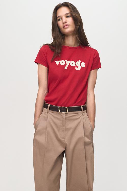 T-shirt ilustra  -  red