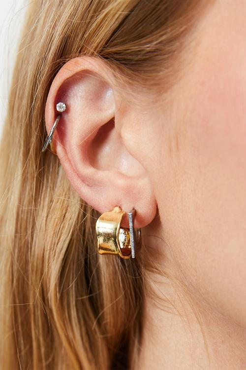 Gardenia hoop earrings - multi
