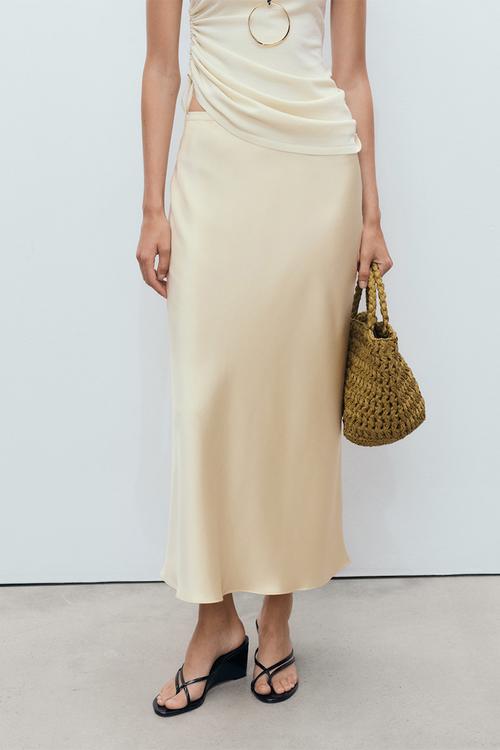 Skirt mia - light pastel yellow