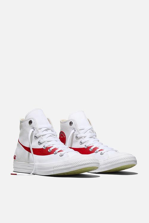 All star hi chuck taylor coca cola - white