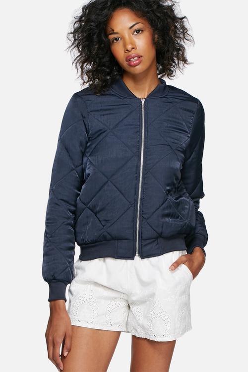 Gina satin bomber