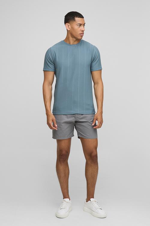 Relaxed Fit Chino Shorts in Grey - Grey