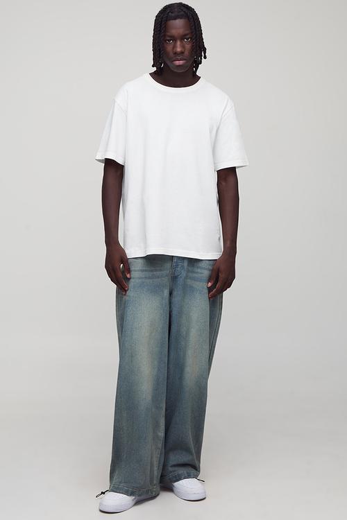 Denim Parachute Washed Jeans - Antique Blue