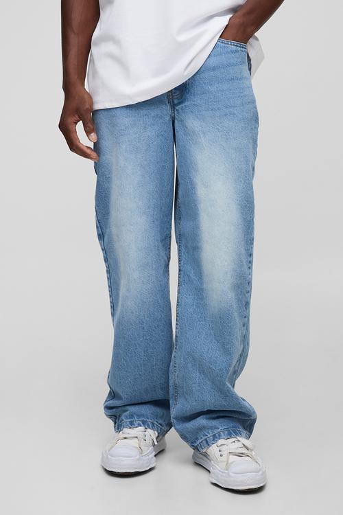 Relaxed Rigid Jeans in Light Blue - Light Blue