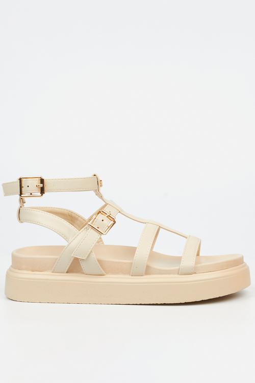 Absolut 1 chunky gladiator sandal - bone