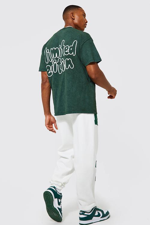 Oversized Limited Edition Acid Wash T-shirt - Green