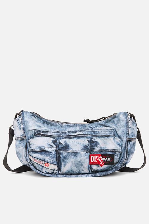 Diesel Shoulder Bag - Washed Denim Blue