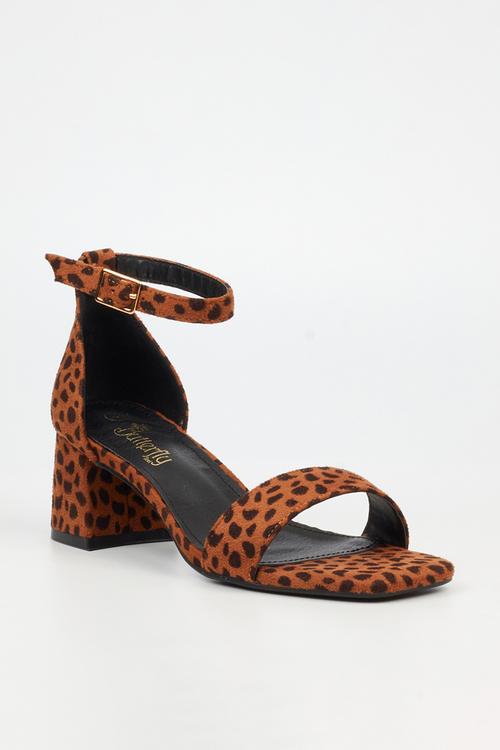Germaine 1 Open Toe Ankle Strap - Brown