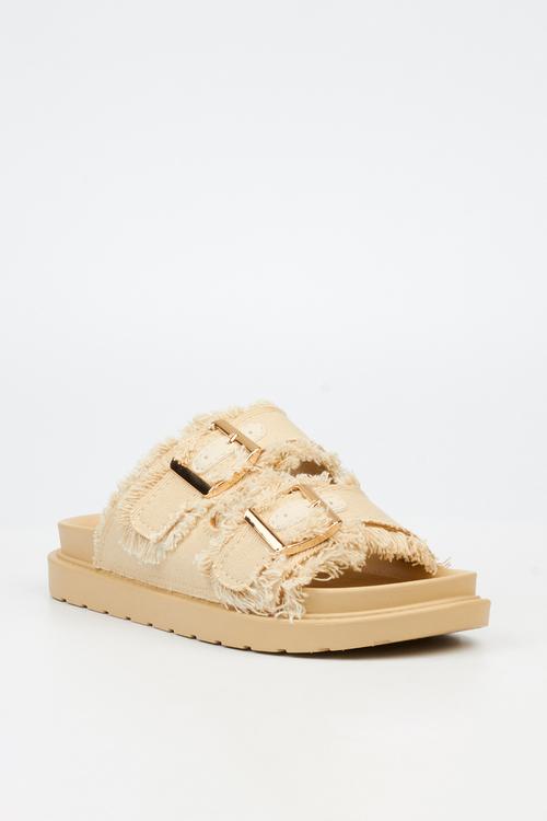 Marina 1 Two Strap Slide - Neutral