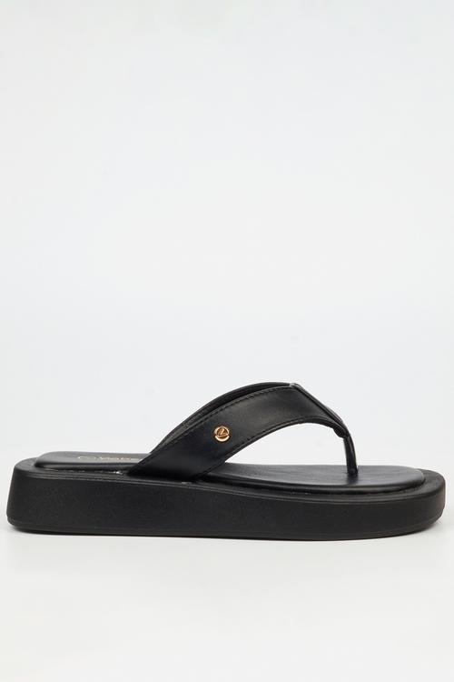 Coconut 30 Thick Toe Thong Sandal - Black
