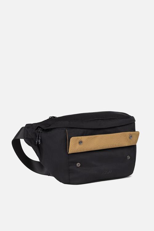 Crinkle Nylon Bag - Black