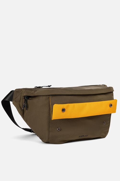 Crinkle Nylon Bag - Nutria
