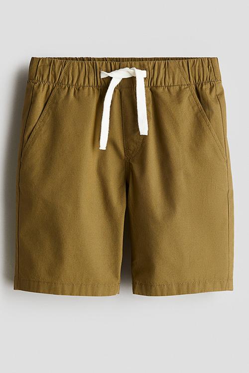 Cotton shorts - dark green 
