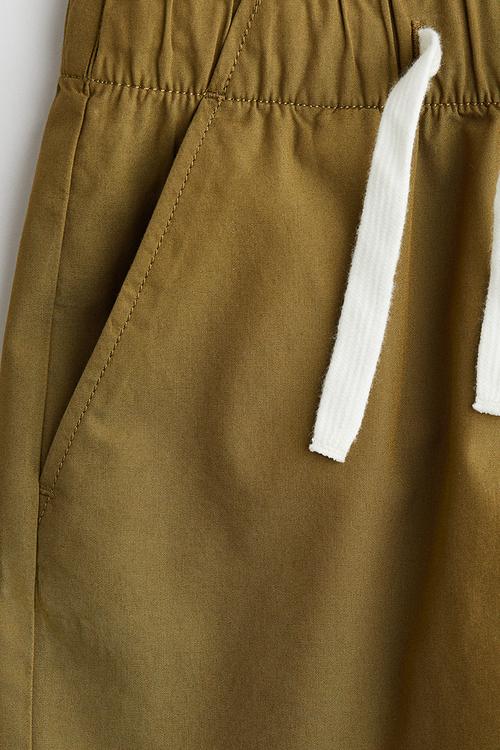 Cotton shorts - dark green 
