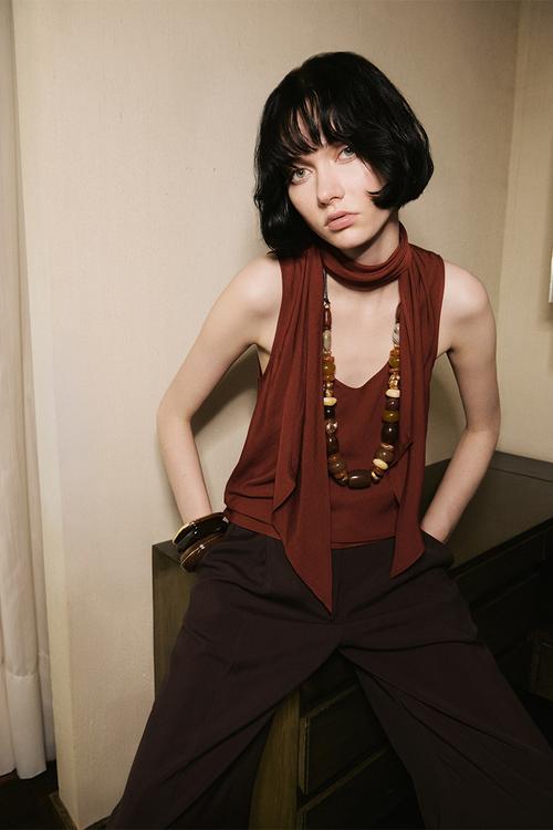 Blouse lemon - rust