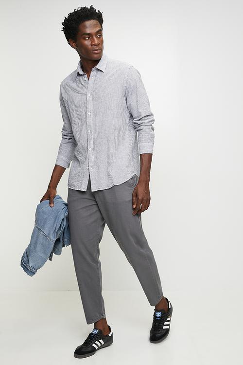 Denim Loose Fit Jean - Grey Regular Length