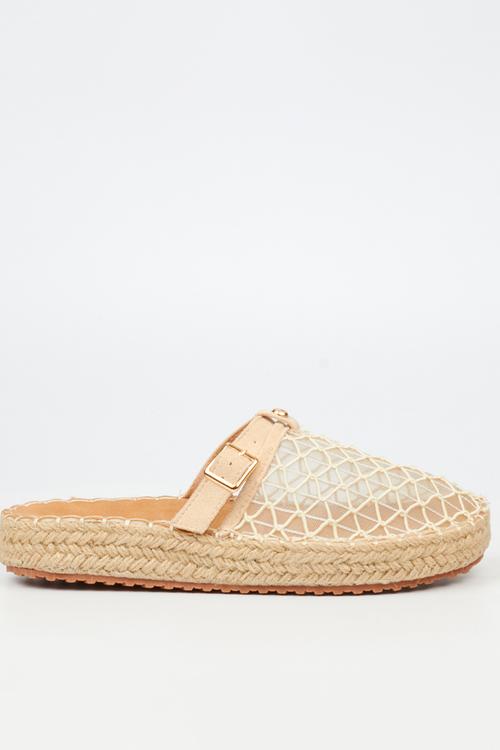 VALLEY 1 Mesh Rope Sandal - Beige