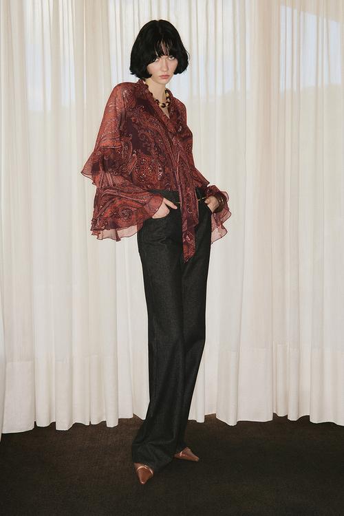 Blouse jewell - rust/copper