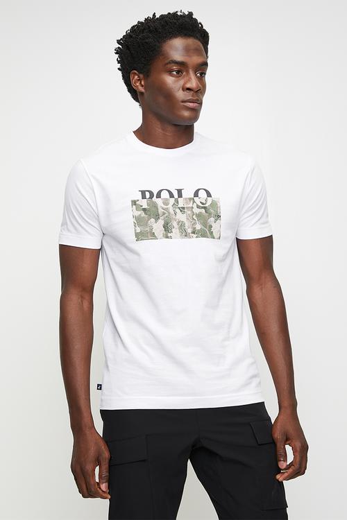 Danny  typography printed T-shirt - white