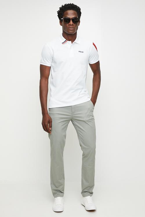 Bronwin active sleeve pony short sleeve golfer - white