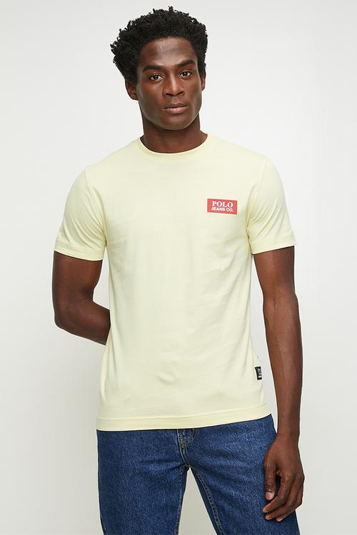 Thabiso  pjc short sleeve block logo tee - lime