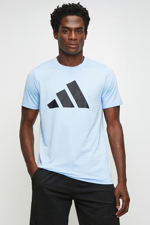 Tr-essential Logo Tee - Glow Blue