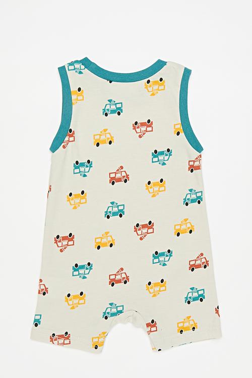 Printed romper - multi