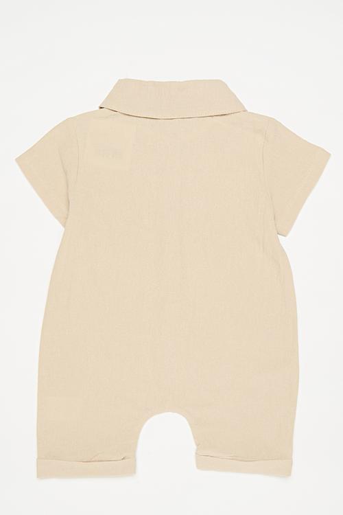 Collared romper - neutral
