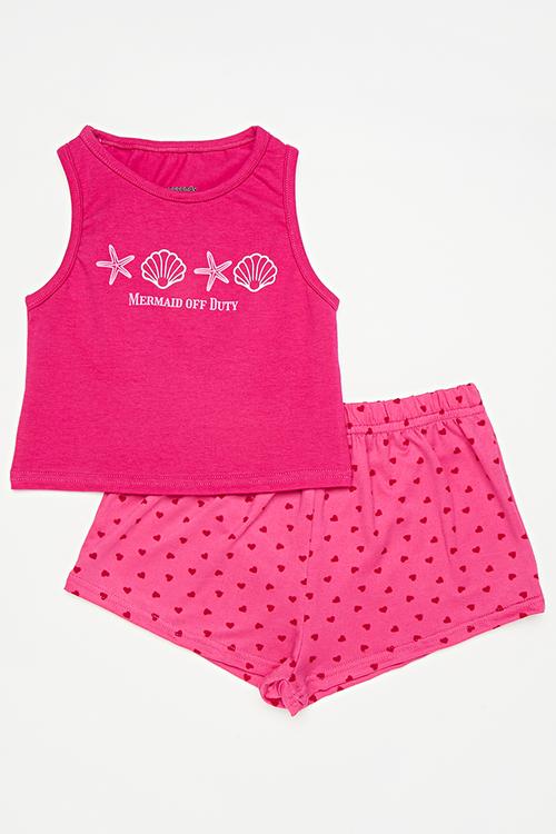 PJ set - cerise/cerise