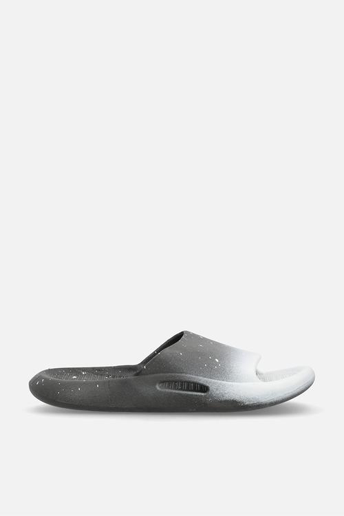 Ombre slide sandals - black