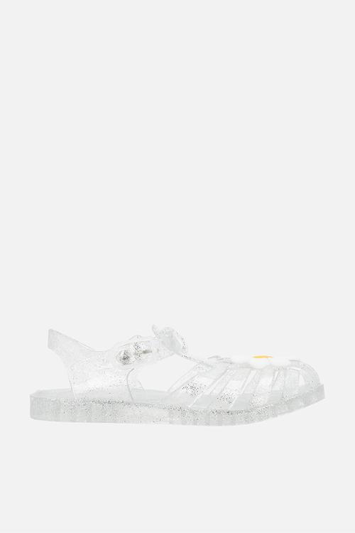 Caged jelly sandals - clear