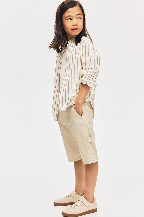 Carpenter shorts - light beige