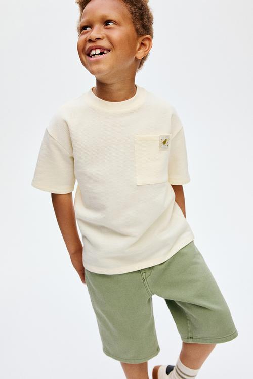Twill shorts - khaki green