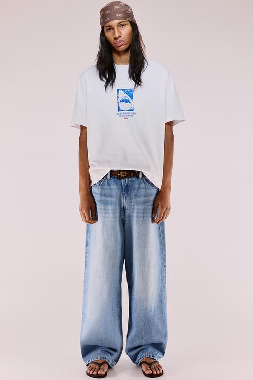 Loose fit t-shirt - white jaws